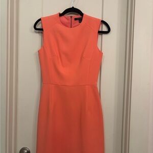 French Connection Vibrant Orange Midi Dress